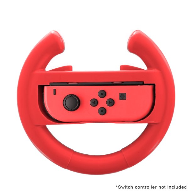 Nintendo Switch Steering Wheel Off Brand - Red Pre-Played