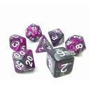 Silver + Purple - Game On Color Blend Dice Set