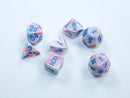 Chessex Festive Mini 7-Die Set - Pop Art/Blue