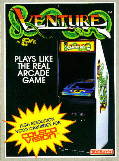 Venture Front Cover - ColecoVision Pre-Played