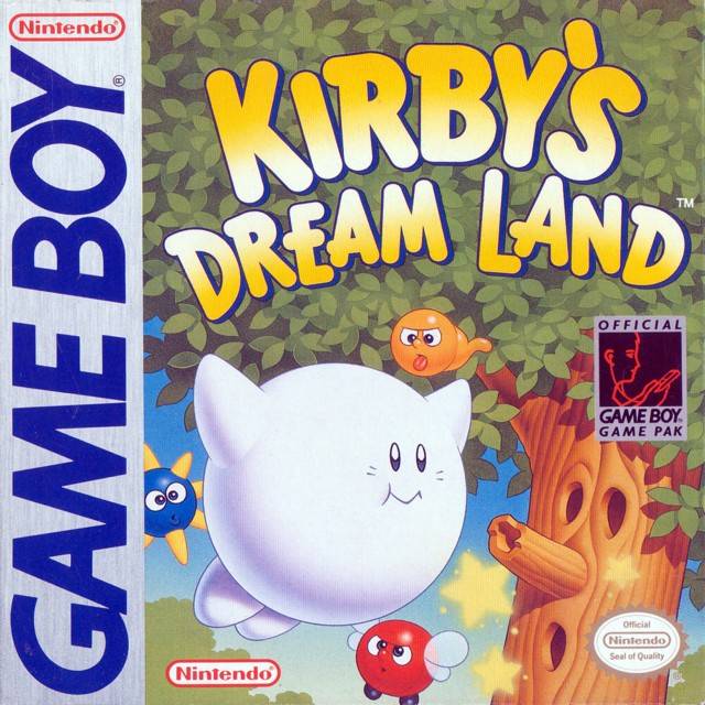 Kirby's Dream Land Front Cover - Nintendo Gameboy Pre-Played