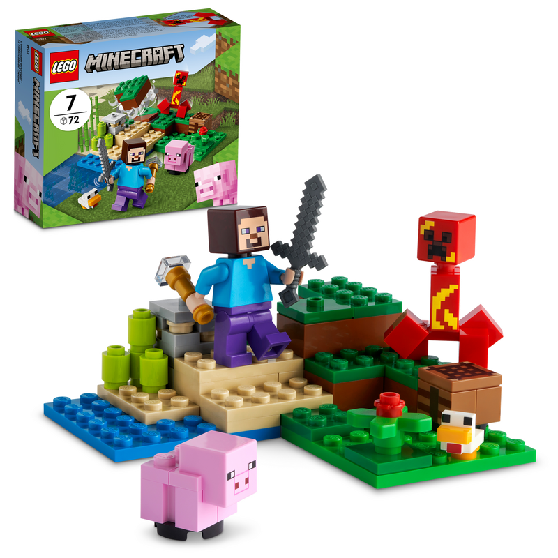 Lego Minecraft The Creeper Ambush 21177