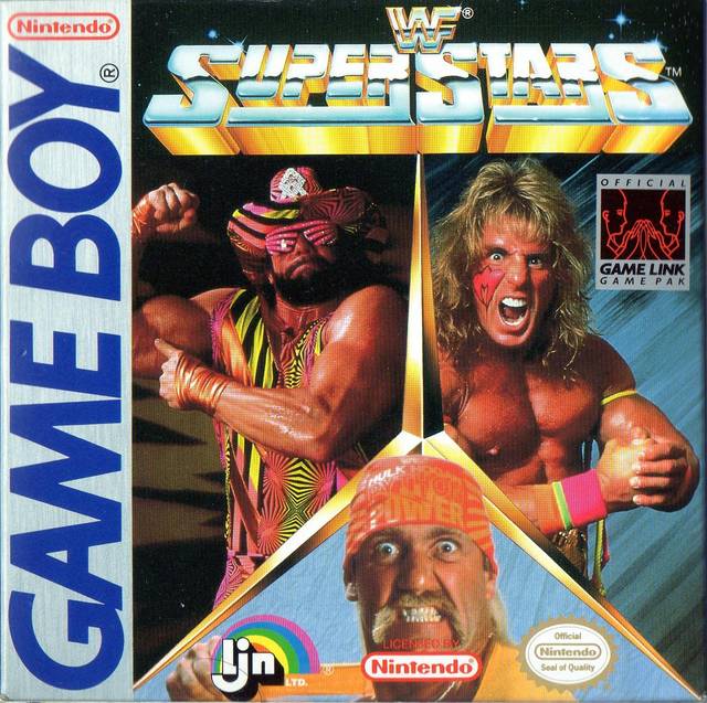 WWF Superstars Front Cover - Nintendo Gameboy Pre-Played