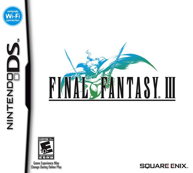 Final Fantasy 3 - Nintendo DS Pre-Played Front Cover