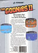 The Goonies 2 Back Cover - Nintendo Entertainment System NES Pre-Played