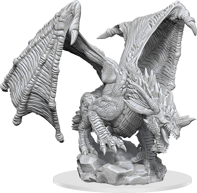 Young Blue Dragon W15 - Dungeons & Dragons Nolzur's Marvelous Unpainted Miniatures