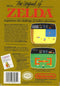 Legend of Zelda Back Cover with Box - Gold Cartridge - Nintendo Entertainment System NES Pre-Played