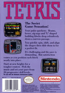 Tetris Back Cover - Nintendo Entertainment System, NES Pre-Played