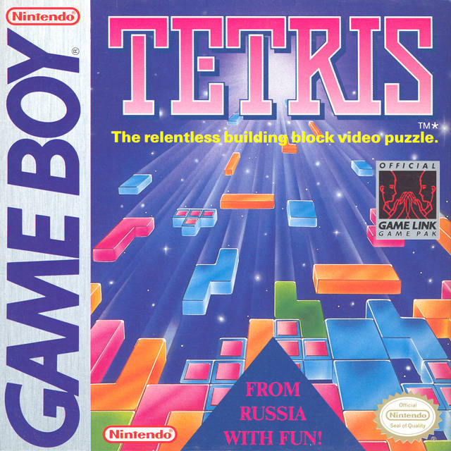 Tetris Front Cover - Nintendo Gameboy Pre-Played