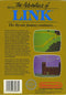 Zelda 2 The Adventure of Link Back Cover - Nintendo Entertainment System, NES Pre-Played