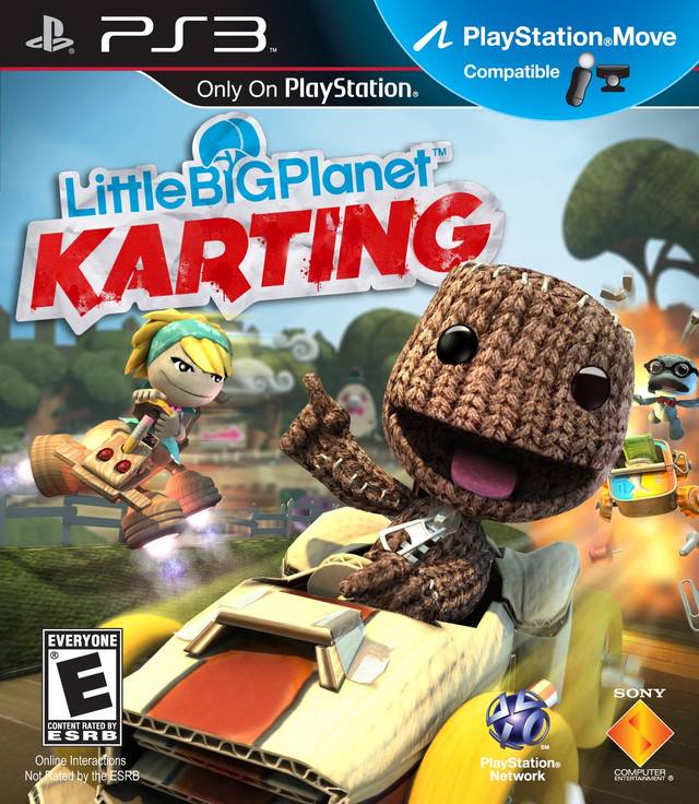 Little Big Planet Karting Front Cover - Playstation 3 Pre-Played