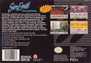 Sim Earth Back Cover - Super Nintendo, SNES Pre-Played