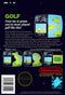 Golf Back Cover - Nintendo Entertainment System, NES Pre-Played