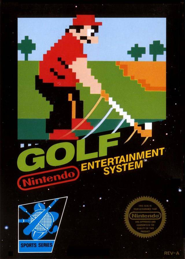 Golf Front Cover - Nintendo Entertainment System, NES Pre-Played