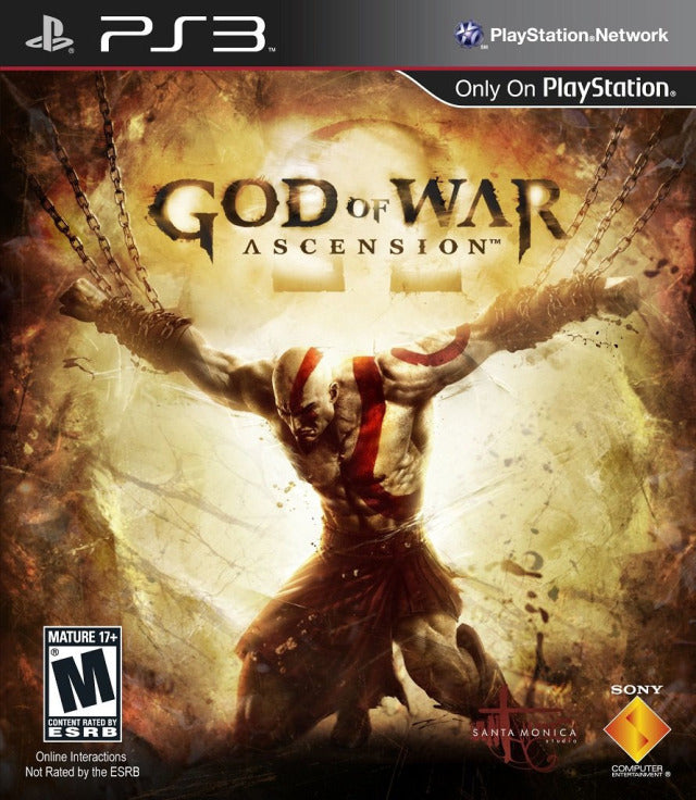 God of War Ascension Front Cover - Playstation 3 Pre-Played