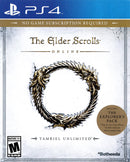 Elder Scrolls Online Front Cover - Playstation 4 Pre-Played