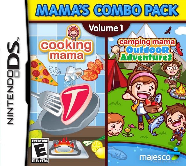 Mama's Combo Pack Volume 1 - Cooking Mama and Camping Mama Outdoor Adventures - Nintendo DS Pre-Played