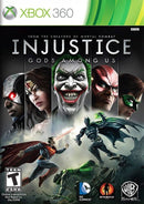 Injustice Gods Among Us Front Cover - Xbox 360 Pre-Played