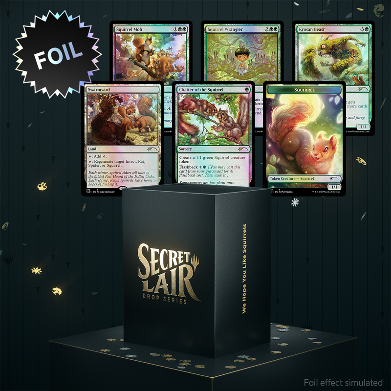 Magic the Gathering Secret Lair We Hope You Like Squirrels Foil Edition