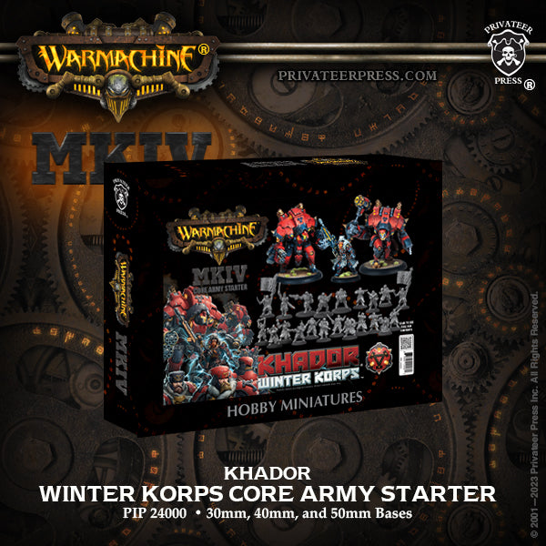 Khador Winter Korps MKIV Core Army Starter