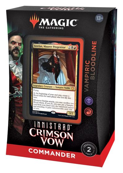 Innistrad Crimson Vow Commander Deck - Vampiric Bloodline - Magic The Gathering TCG