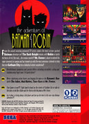 The Adventures of Batman & Robin Complete in Box Back Cover - Sega Genesis Pre-Played