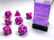 Chessex Opaque Poly Set Light Purple/White (7)