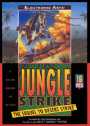 Jungle Strike Front Cover - Sega Genesis Pre-Played