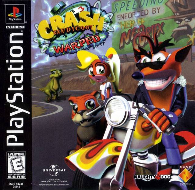 Crash Bandicoot Warped - Playstation 1 Pre-Played