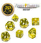 Game Dice Set and Coin - Yellow - Power Rangers RPG