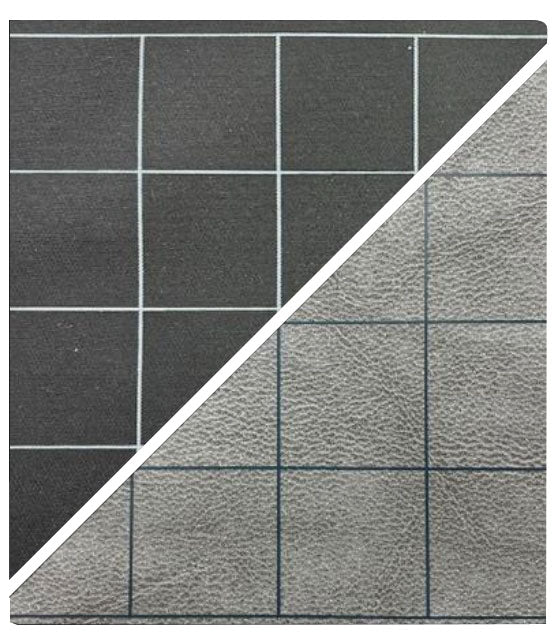 Chessex Double-Sided Battlemat With 1 Inch Black-Grey Squares