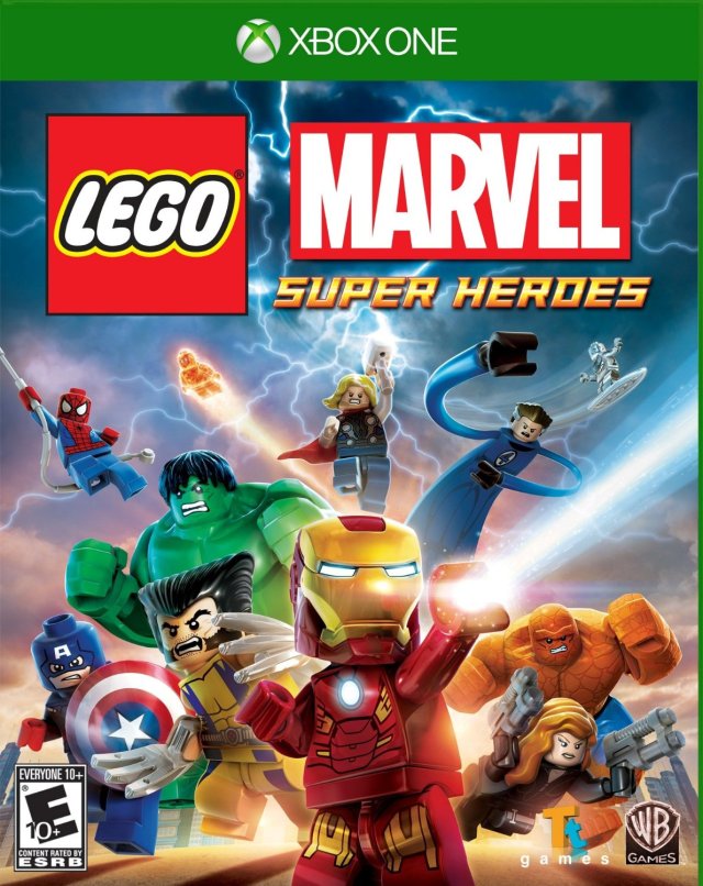 Lego Marvel Super Heroes Front Cover - Xbox One Pre-Played