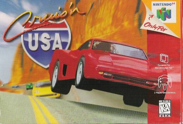 Cruis'n USA Front Cover - Nintendo 64 Pre-Played