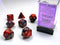 Chessex Gemini: Poly Purple Red/Gold (7)
