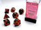 Chessex Gemini 3: Poly Black Red/Gold (7)