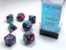 Chessex Gemini 5 Poly Purple Teal/Gold (7)