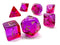 Chessex Gemini 7 Die Set Translucent Red-Violet/Gold