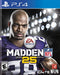 Madden NFL 25 Front Cover - Playstation 4 Pre-Played