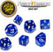Game Dice Set and Coin - Blue - Power Rangers RPG