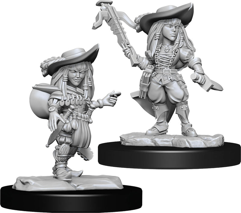 Gnome Bard Female W15 - Pathfinder Deep Cuts Unpainted Miniatures