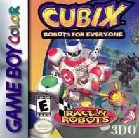 Cubix Race 'n Robots  - Nintendo Gameboy Color Pre-Played