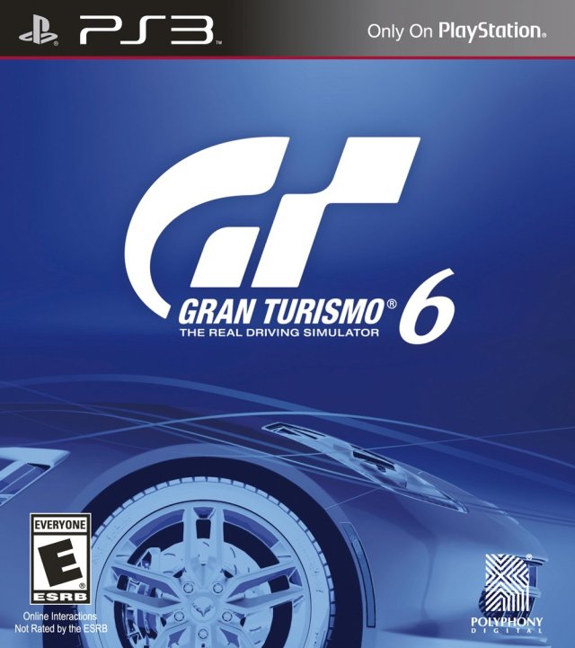 Gran Turismo 6 Front Cover - Playstation 3 Pre-Played