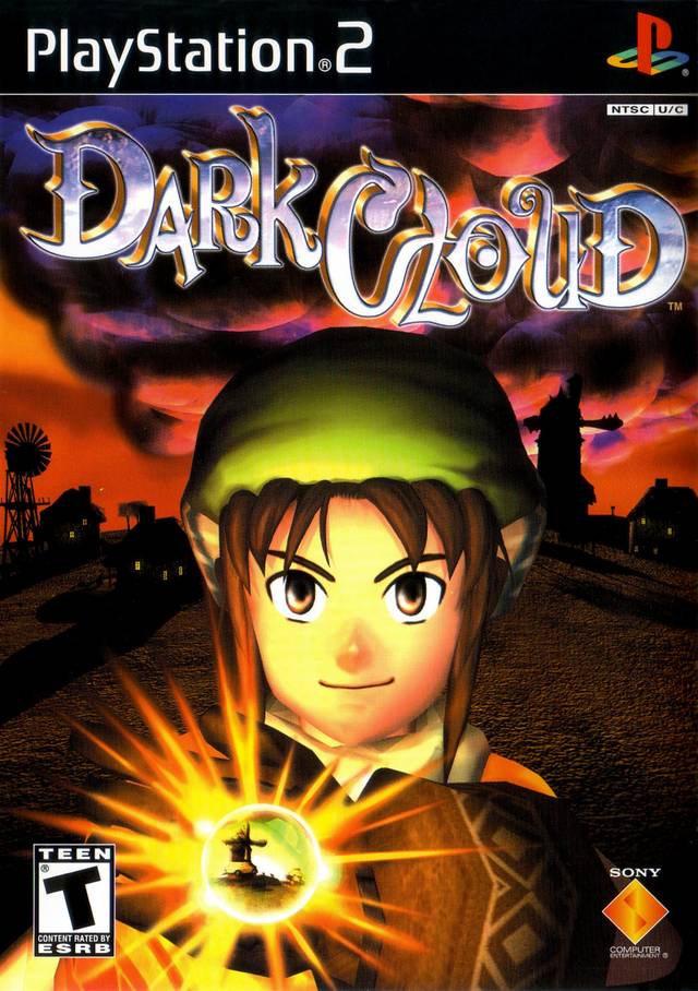 Dark Cloud - Black Label, Complete with Case - Playstation 2 Pre-Played