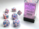 Chessex Dice Menagerie 10 Poly Festive Pop Art/Blue (7)