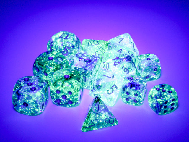 Nebula 12mm D6 Oceanic Gold Luminary Dice Block (36 Dice)