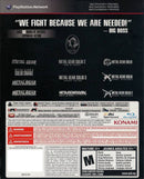 METAL GEAR SOLID Legacy Collection Back Cover - Playstation 3 Pre-Played