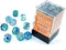 Nebula 12mm D6 Oceanic Gold Luminary Dice Block (36 Dice)