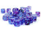 Nebula 12mm D6 Nocturnal Blue Luminary Dice Block (36 Dice)