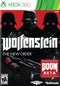 Wolfenstein The New Order Front Cover - Xbox 360 Pre-Played