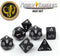 Game Dice Set and Coin - Black - Power Rangers RPG
